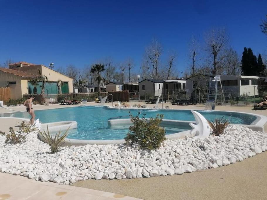 Mobil Home Familial Neuf De 2024 Pour 8 Personnes Valras-Plage Kültér fotó
